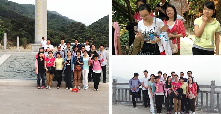 2013年公司員工自行組織春游羊臺山